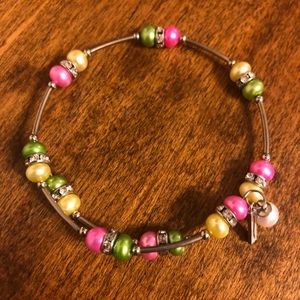 Vantel Pearls Wrap Bracelet